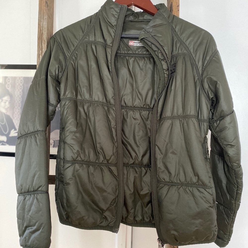 66north Vatnajokull Primaloft Women's Collar Jacket - Olive, Sz M